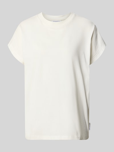 Produktfoto, Oversize T-Shirt aus reiner Baumwolle von Marc O'Polo Denim in Optik: Unifarben mit Rundhals-Ausschnitt, Kurzarm, glatte Textur.