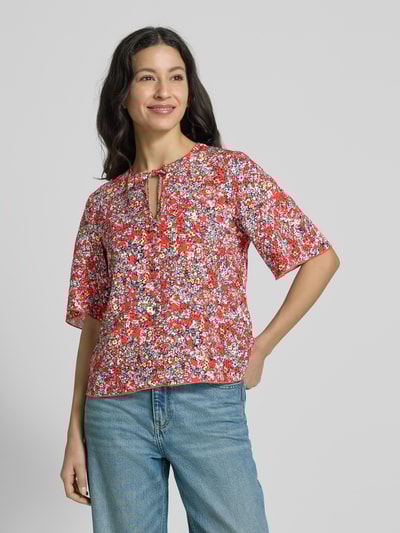 Armedangels Bluse aus Viskose-Leinen-Mix Modell 'ANDRIKAA' Rot 4