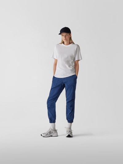 Nili Lotan Cropped Hose mit Falten Dunkelblau 1