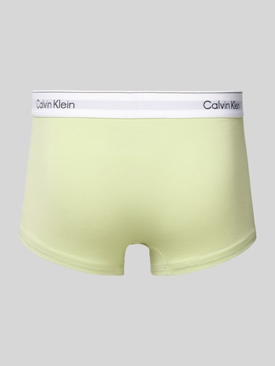 Calvin Klein Underwear Trunks mit elastischem Logo-Bund im 3er-Pack Hellgruen 3