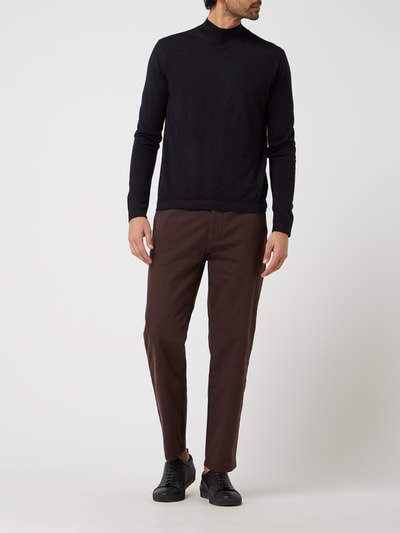 Tiger Of Sweden Slim fit chino met stretch, model 'Caiden' Middenbruin - 1