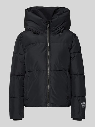 khujo Gewatteerd jack met ritszakken, model 'AUDREY MATT' Marineblauw - 2