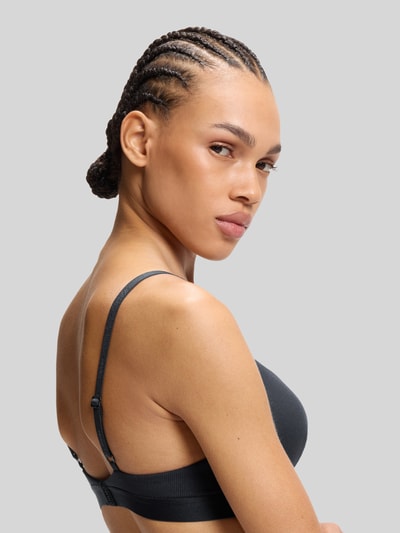 HUGO Bralette mit Logo-Detail Modell 'HUGO HEART TRIANGLE' Black 5