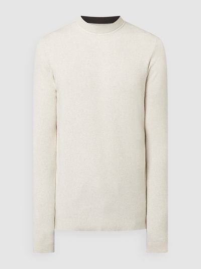 Tom Tailor Denim Pullover mit Lyocell-Anteil Beige 2