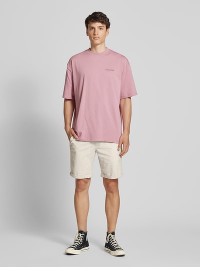 Jack & Jones Regular Fit Shorts mit Strukturmuster Modell 'FURY' Hellgrau 1