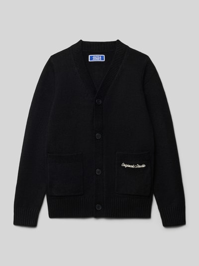 Jack & Jones Regular Fit Jacke in Strick-Optik Modell 'JORN' Black 1