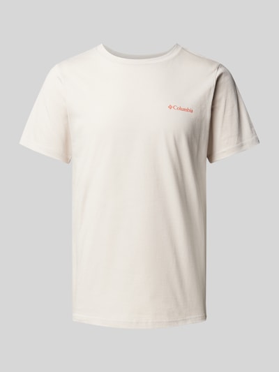 COLUMBIA T-Shirt mit Label-Print Sand 2