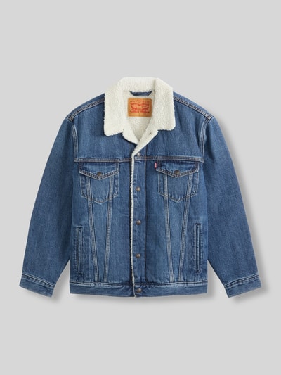 Levi's® Relaxed Fit Jeansjacke aus reiner Baumwolle mit Teddyfutter Jeansblau 2
