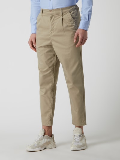 Only & Sons Tapered Fit Chino mit Baumwoll-Anteil Modell 'Dew' Beige 4