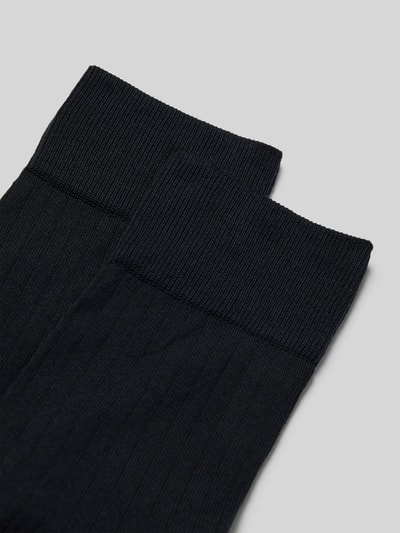 Christian Berg Men Socken mit Label-Print im 2er-Pack Marine 2