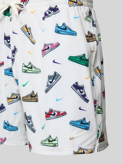 Nike Badehose mit elastischem Bund Offwhite 2