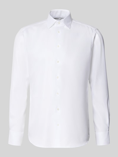 Christian Berg Men Regular Fit Business-Hemd mit Kentkragen Weiss 1
