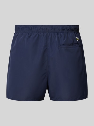 Lacoste Badehose mit Logo-Print Marine 3