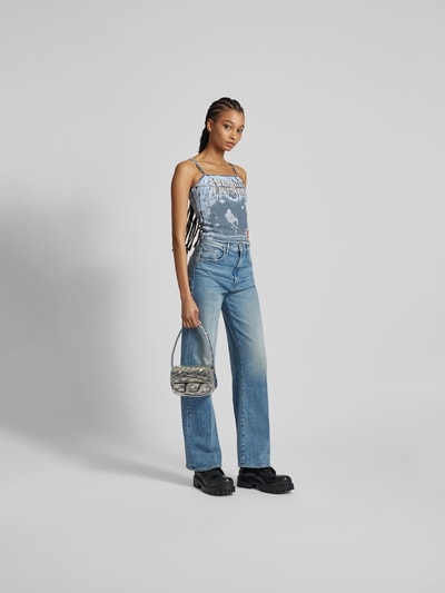 Diesel Top in Denim-Optik Hellgrau 1