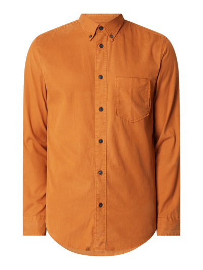 SELECTED HOMME Regular fit vrijetijdsoverhemd van twill, model 'Clark' Oranje - 2