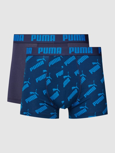 Puma Trunks mit Label-Print im 2er-Pack Marine 1