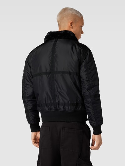 Alpha Industries Bomberjacke mit Label-Patch Black 5