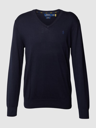 Polo Ralph Lauren Pullover mit Logo-Stitching Marine 1