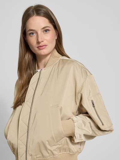 Marc O'Polo Regular Fit Blouson im Aviator-Stil aus Twill Sand 3