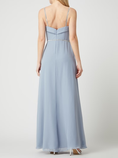 Luxuar Abendkleid aus Chiffon  Bleu 4