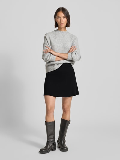 Vero Moda Ausgestellter Mini-Rock aus Viskose-Mix Modell 'SABA' Black 1