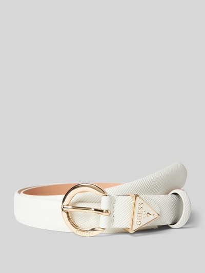 Guess Riem met labeldetail, model 'NOELLE' Wit - 1