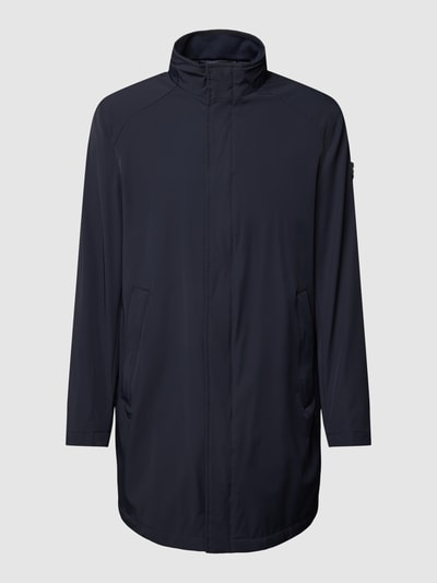 JOOP! Collection Lange jas met labelbadge, model 'TRENS' Marineblauw - 2