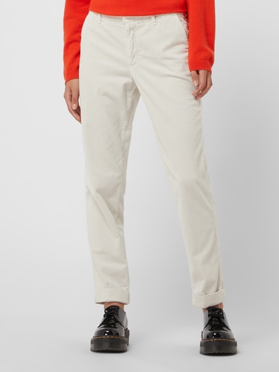 Oui Chino van corduroy  Ecru - 4