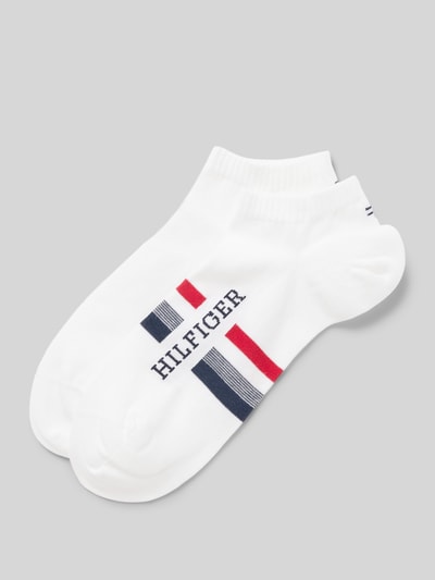 Tommy Hilfiger Socken mit Label-Print im 2er-Pack Weiss 1