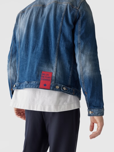 Dsquared2 Jeansjacke im Used-Look Jeansblau 3