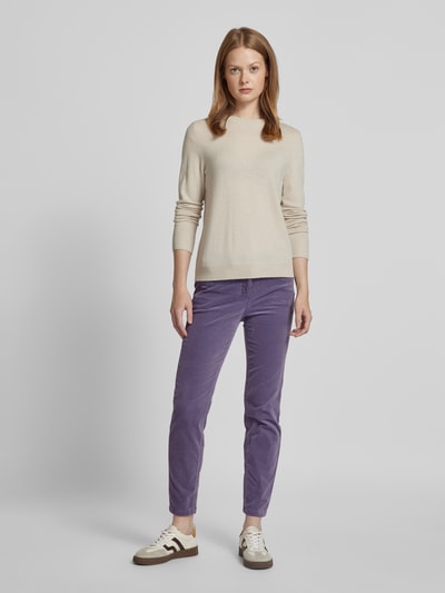 Luisa Cerano Regular Fit Jeans im 5-Pocket-Design Mauve 1