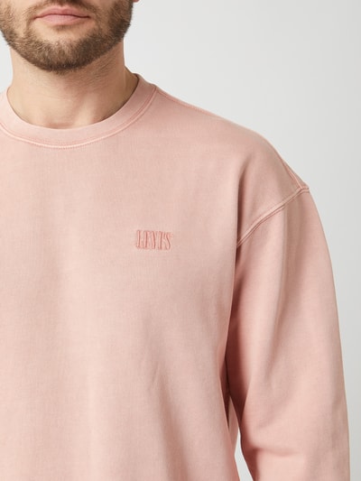 Levi's® Sweatshirt van katoen met geborduurd logo  Roze - 3