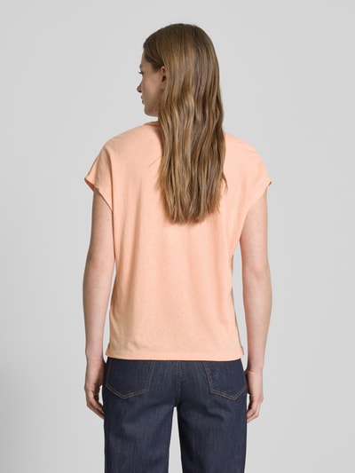 Scotch & Soda T-Shirt mit V-Ausschnitt Apricot 5