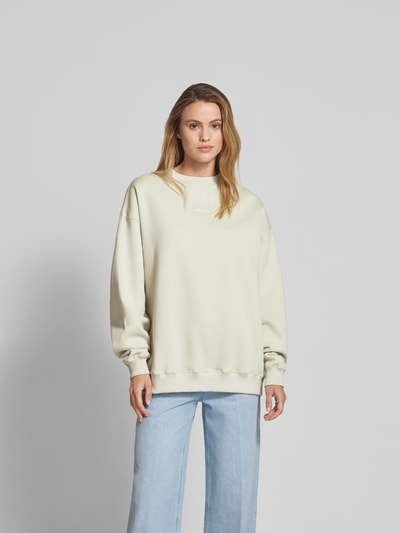 OH APRIL Oversized Sweatshirt mit Stehkragen Hellgruen 4