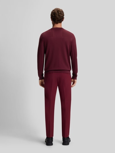BOSS Green Pullover mit Logo-Schriftzug KN_Momentum-X CN Bordeaux 5