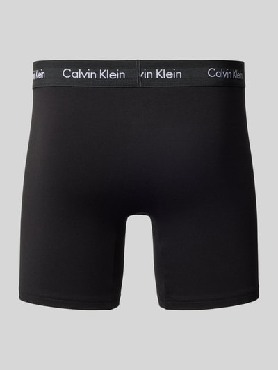 Calvin Klein Underwear Boxershort met band met label in een set van 3 stuks Petrol - 3