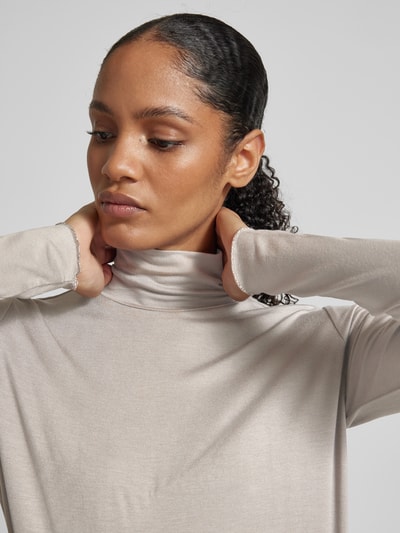 Smith and Soul Longsleeve mit Stehkragen Taupe 3