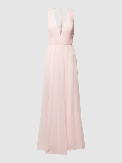 Vera Wang Bride Abendkleid mit tiefem V-Ausschnitt Modell 'VIAS' Rose 2