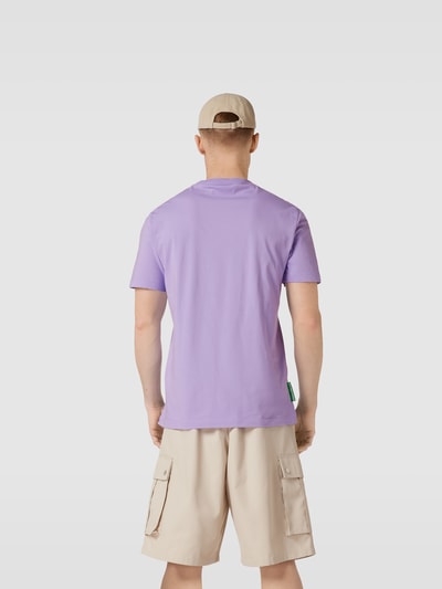 Dsquared2 T-Shirt mit Label-Print Lavendel 5