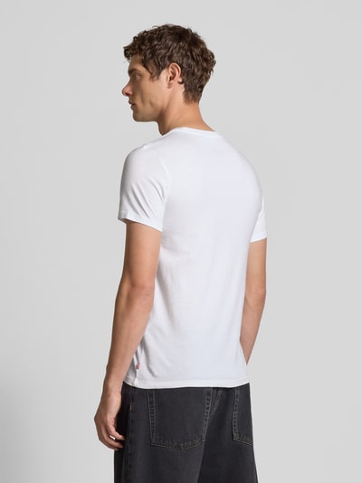 Levi's® Slim fit T-shirt, per twee verpakt Zwart - 5