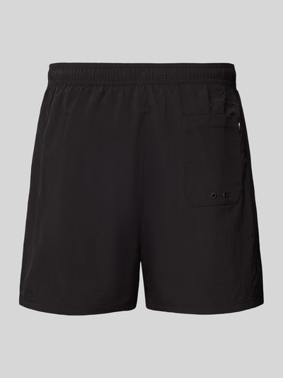Tommy Hilfiger Regular Fit Badeshorts mit Logo-Stitching Black 3