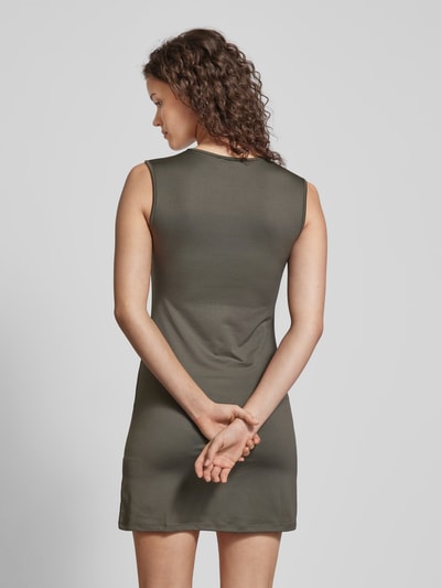 WEEKDAY Mini-jurk met ronde hals, model 'Johanna' Antraciet - 5