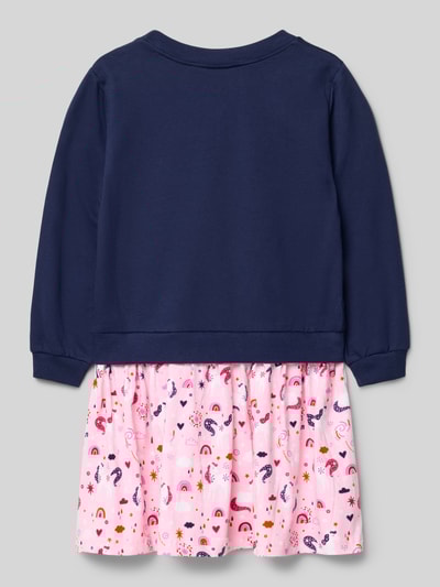 Happy Girls Sweatjurk met schoudertas Marineblauw - 3