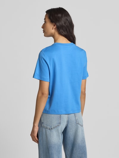 s.Oliver RED LABEL Regular fit T-shirt van puur katoen Blauw - 5