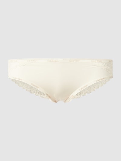 Calvin Klein Underwear Slip mit Spitzenbesatz Offwhite 2