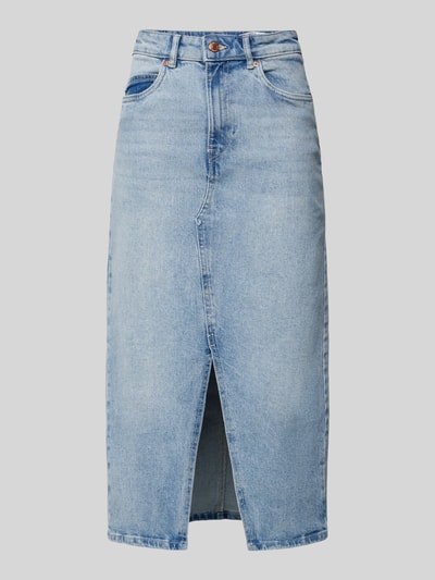 Vero Moda Midi-Jeansrock aus Baumwoll-Mix Modell 'VERI' Jeansblau 2