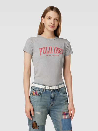 Polo Ralph Lauren T-shirt met ronde hals Middengrijs - 4