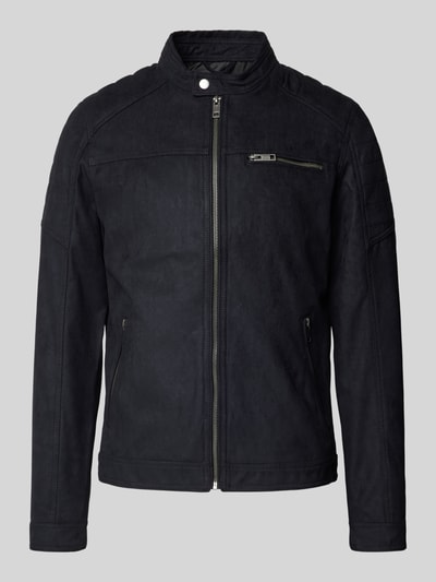 Jack & Jones Jacke in Leder-Optik Modell 'JEROCKY' Black 2