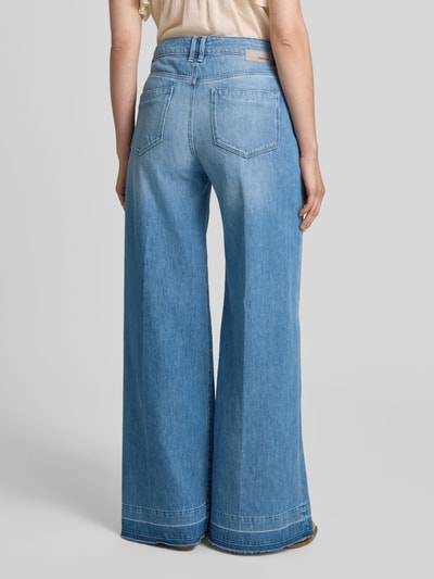 Gang Wide Fit Jeans mit offenem Saum Modell 'Mona' Hellblau 5