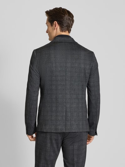 Antony Morato 2-knoops colbert met reverskraag, model 'ASHE' Zwart - 5